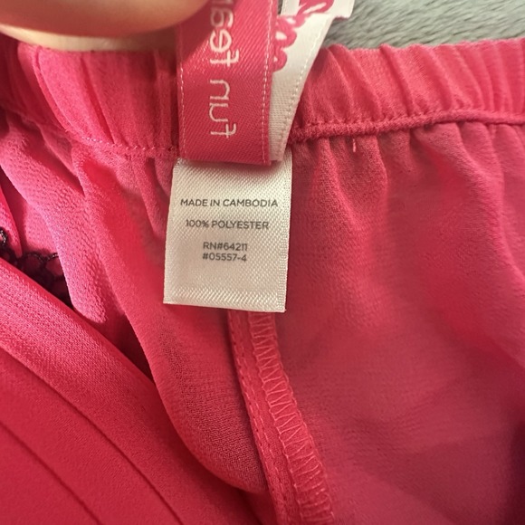 Hot Pink Black Cosmopolitan Babydoll Top Lingerie Camisole Romantic Coquette‎ L - Picture 8 of 12